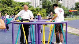 老人室外健身器材有哪些？-【玉峰體育】