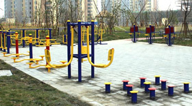 玩轉戶外健身路徑器材-【玉峰體育】