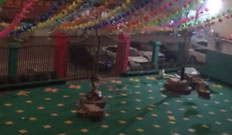 陳東中心幼兒園冒雨施工現場-【玉峰體育】