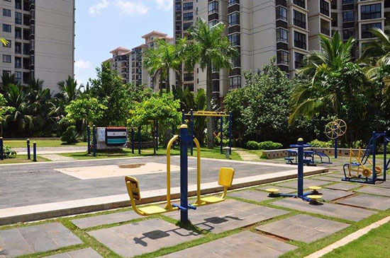 桂林彰泰集團彰泰城市1號樓盤健身路徑器材_3