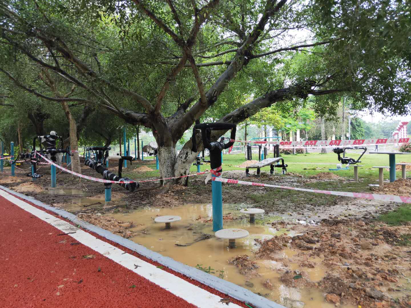 上思縣明江公園健身路徑項目-【玉峰體育】