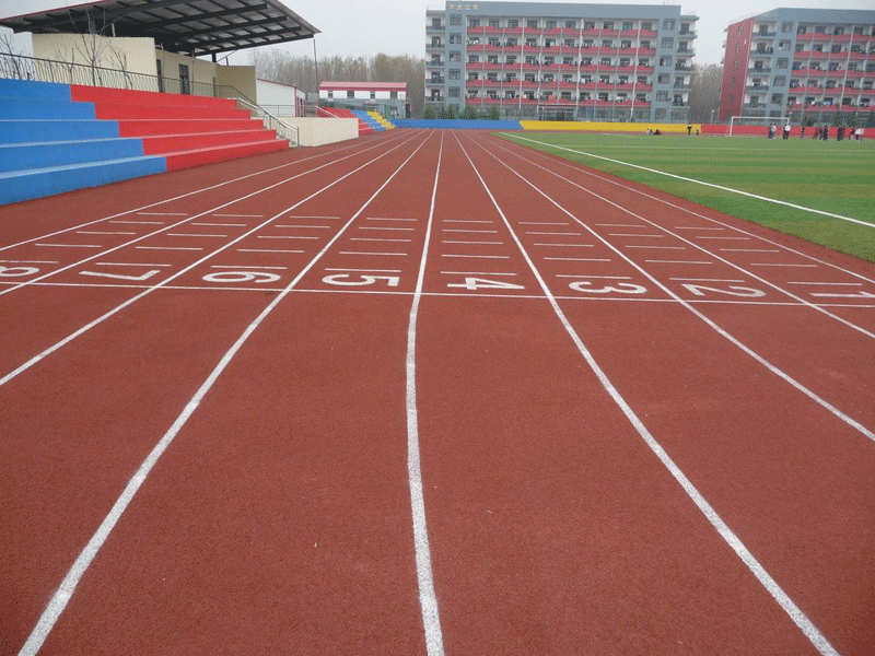 塑膠跑道如何快速排水，看看玉峰是怎么做的-【玉峰體育】