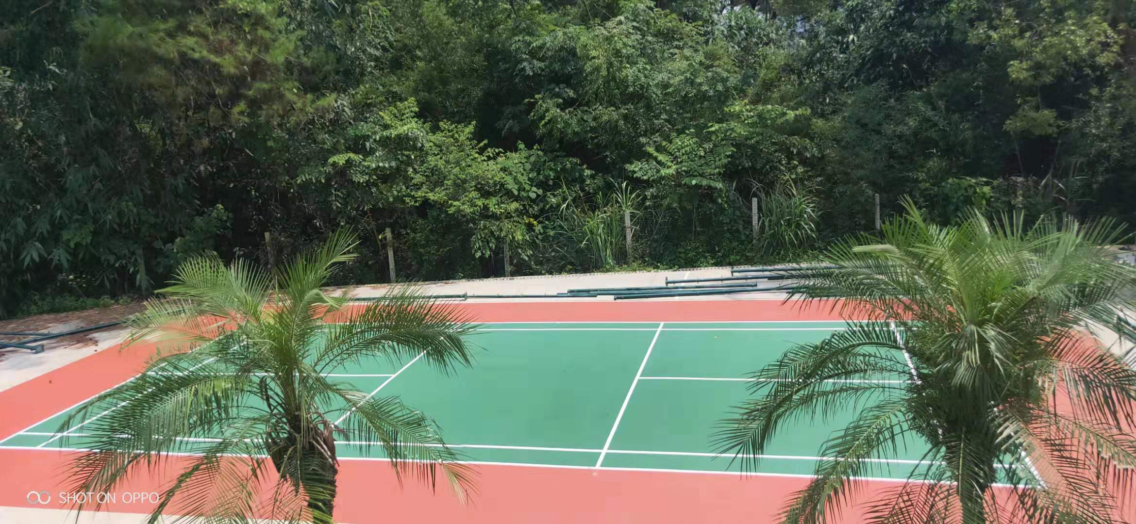 玉峰塑膠球場施工