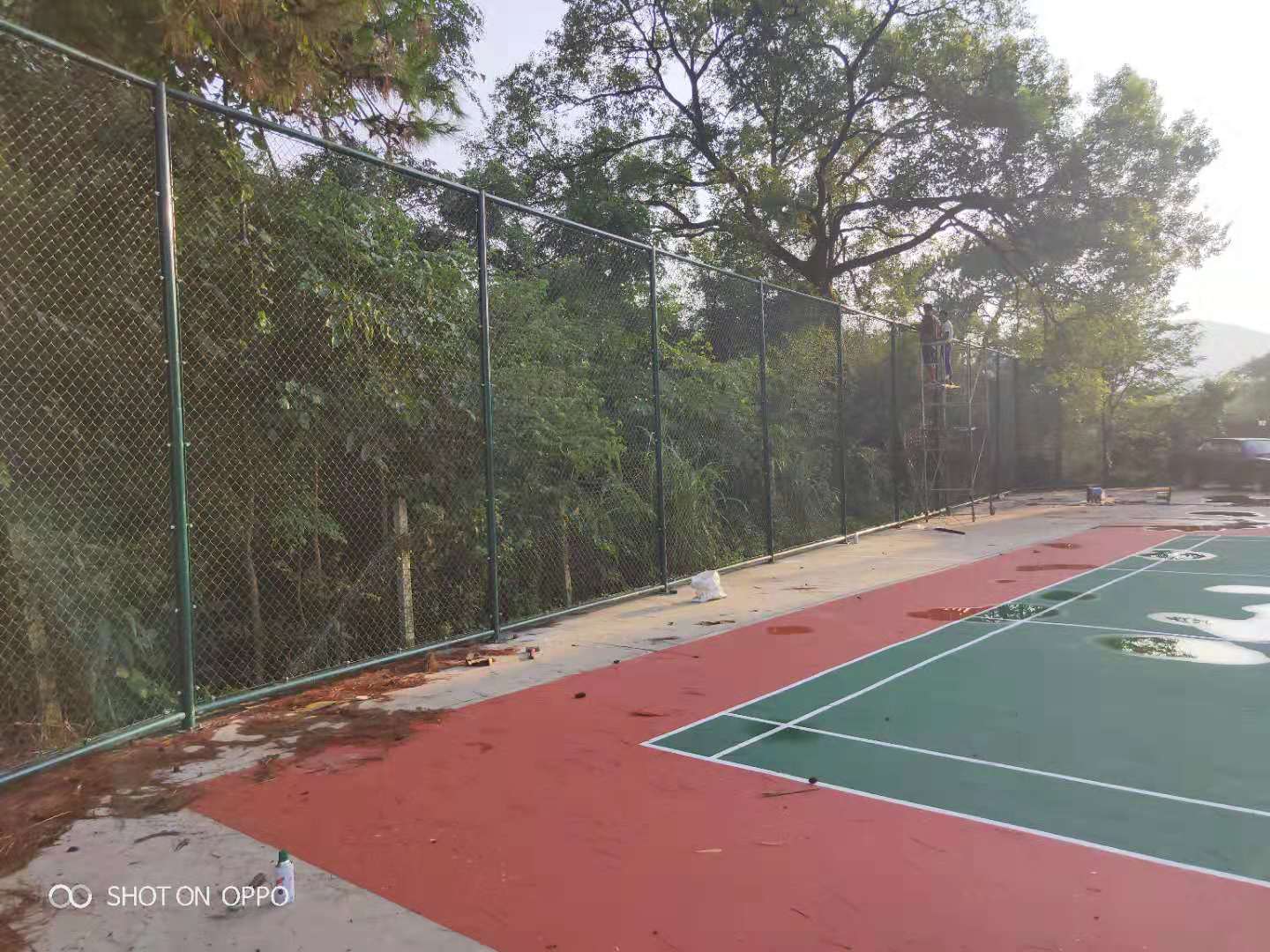 玉峰塑膠球場施工