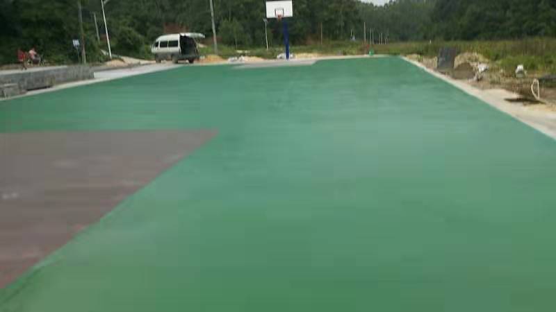 塑膠籃球場施工過程.pic