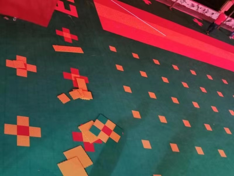 高新國際幼兒園懸浮拼裝地板項目-【玉峰體育】