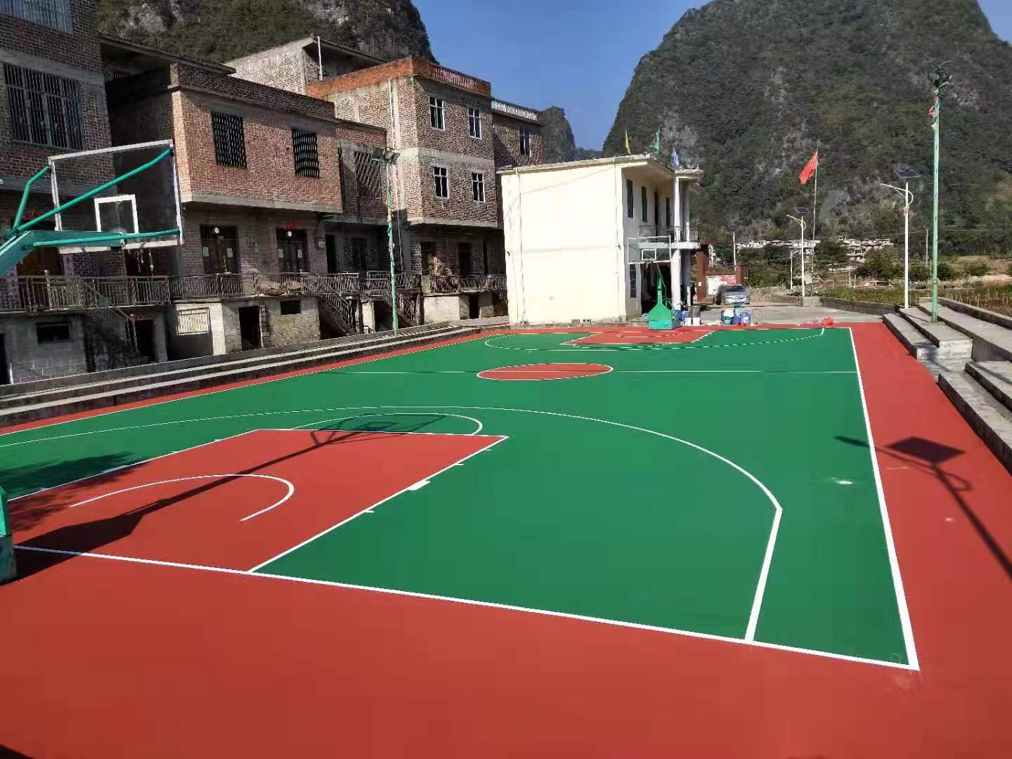 玉峰體育塑膠籃球場