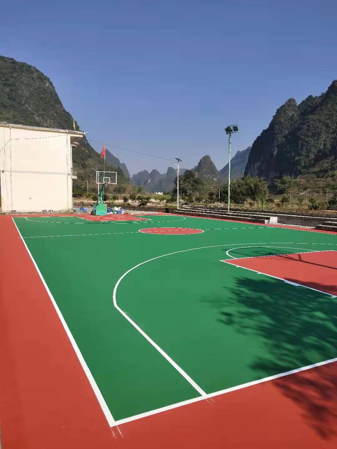 玉峰體育塑膠籃球場