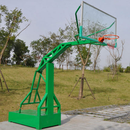 手動中小學(xué)移動地埋防液壓籃球架
