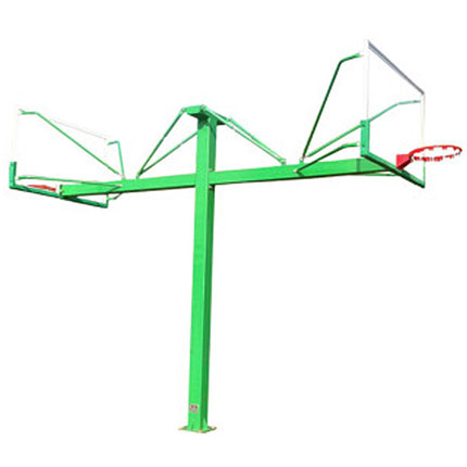 地埋式方管海燕式籃球架