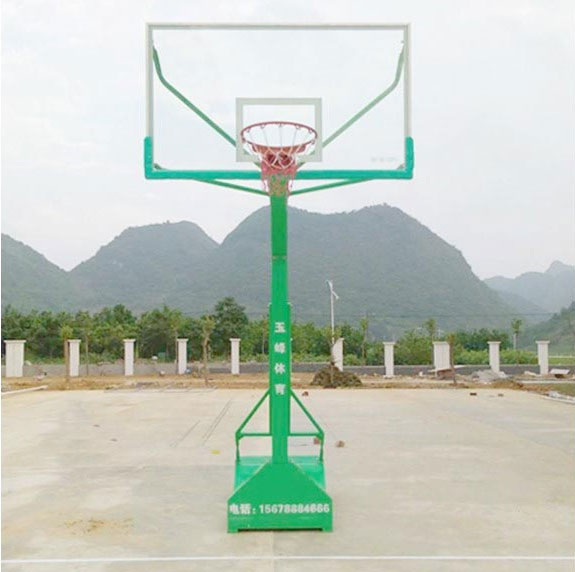 凹箱仿液壓籃球架