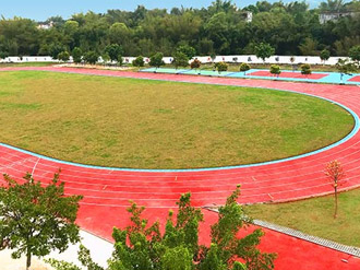 全塑型自結(jié)紋跑道