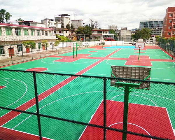 硅PU籃球場
